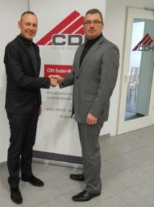 Heiko Kübler (CDH) und Thomas Issler (0711-Netz)