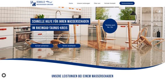 Oswald Wasserschaden Website
