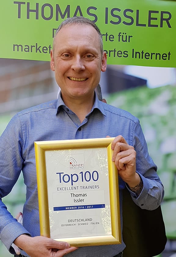 Thomas Issler ist Top 100 Trainer bei Speakers Excellence